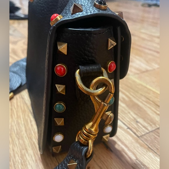 JAZZ ROCKSTUD LEATHER SHOULDER BAG - Picture 7 of 8